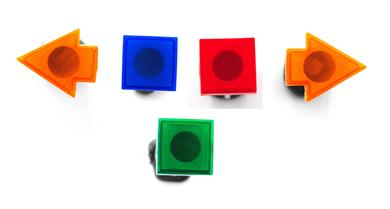 Zündapp GTS KS C 50 CS CX Moped Cockpit Kontroll Lampe Satz 5 teilig 