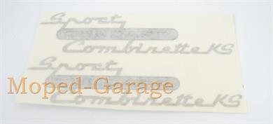 Zündapp KS 50 Sport Combinette Aufkleber Satz 140mm 