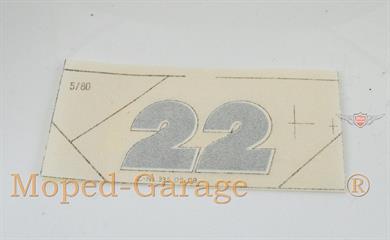 Kreidler Flory MF 22 Mofa Moped Tank Aufkleber original 