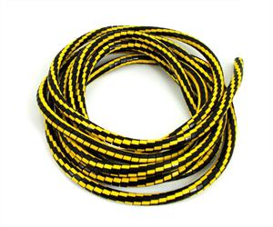 Mofa Moped Chopper Bowdenzug Hülle Schwarz/Gelb  200cm 