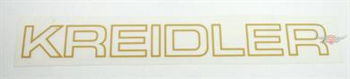 Kreidler Florett Flory MF MP Seitendeckel Aufkleber 200mm Gold K54 