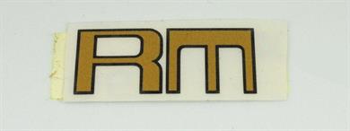 Kreidler Florett RM Tank Seitendeckel Verkleidung Aukleber Gold Klein 