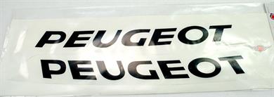 Peugeot 103 Aufkleber Satz Schwarz neue Version 