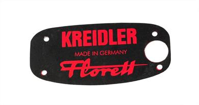 Kreidler Florett RS LF LH RM K54 Werkzeug Fach Alu Schild Rot 