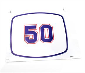 Zündapp CX Hai 50 Moped Scheinwerfer Verkleidung Aufkleber 