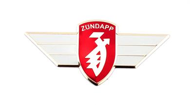 Zündapp C GTS KS R RS 50 Beinschild Emblem Plakette Logo Rot Weiss 