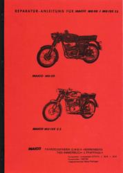 Maico MD 50 MD 125 SS RS 125 Reparatur Anleitung Daten Zeichnung 