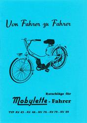 Motobecane Mobylette AV 43 AV 44 AV 76 AV 79 AV 80 Bedienungsanleitung 