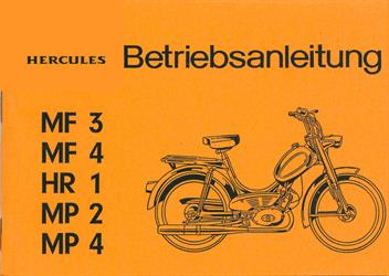 Hercules MF 3 MF 4 HR 1 MP 2 MP 4 Bedienungsanleitung Daten Technik Neu 