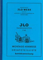Ilo F 48 Fahrrad Motor Montageanleitung Ersatzteil Liste Teile Katalog 