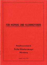 Bing Vergaser für Moped und Klein Motoren Ersatzteil Liste Teile Katalog 