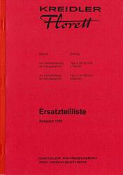 Kreidler Florett K 54 3 Gang Ersatzteil Liste Teile Katalog 