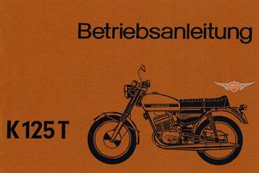 Hercules K 125 T Betriebs Anleitung Bedienung 