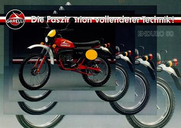 Garelli Enduro 80 Mokick original Prospekt 