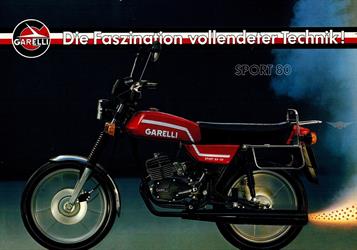 Garelli Sport 80 Mokick original Prospekt 