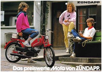 Zündapp "Das preiswerte Mofa von Zündapp" X25 original Prospekt A4 