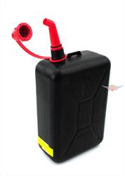 Mofa Moped Mokick KKR Roller Reserve Kanister 2 Liter Schwarz eckig 