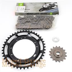 Kreidler Flory MF 20 22 Original Esjot Kettensatz 16 Ritzel 42 Kettenrad Kette 