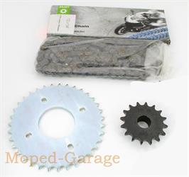 Hercules K 50 RL RE SX RX SE SL Esjot Kettensatz 16 Ritzel 35 Kettenrad Tuning 