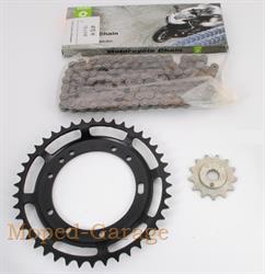 Kreidler MF 2 Original Esjot Tuning Kettensatz 13 Ritzel 42 Kettenrad 