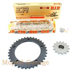 Hercules K 50 RL Ultra Kettensatz DID Kette Esjot Ritzel 14 Esjot Kettenrad 35 