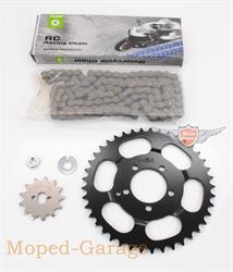 Zündapp Bergsteiger M 25 Typ 434 Mofa Tuning Kettensatz Esjot  Kette 13 Ritzel 