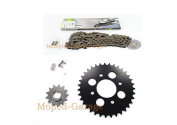 Hercules MK 1 Mokick Kettensatz Kette Satz 35 Kettenrad 13 Ritzel Sachs Motor 