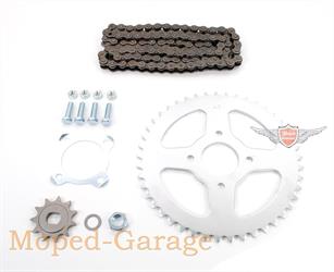 Hercules Optima 3S Kettensatz Ritzel 11 Kettenrad 44 Ketten Satz Sicherung 