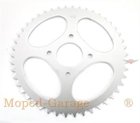 Garelli Cross 40 Tuning 46 er Kettenrad verstärkt 