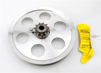 Peugeot 103 Mofa Moped Aluminium Riemenscheibe 6 Loch Tuning 11er Ritzel 