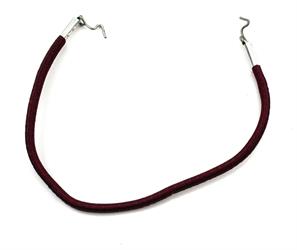 Mofa Moped Fahrrad 50er Jahre Kleider Schnur Gummi 34cm Rot 