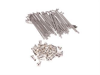Speichen Satz Edelstahl Made in Germany 143,5mm mit M3,5 Nippel für 16 Zoll für 