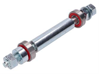 Radachse hinten swiing komplett inkl. Kugellager Version 2.0 für Puch 