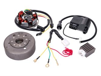 Umrüstkit Lichtmaschine / Zündung 12V/70Watt für Kreidler, Sachs, Zündapp Mofa 