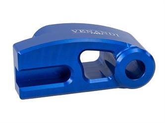 Distanzstück Venandi CNC, Aluminium (blau) Anschlag Bremse hinten für Simson 