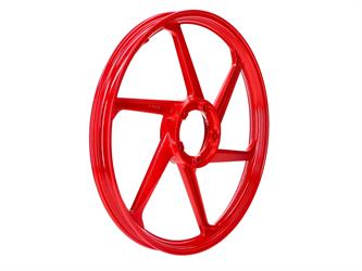 Felge Fast-Arrow Aluminium rot 17 Zoll für Puch Maxi 