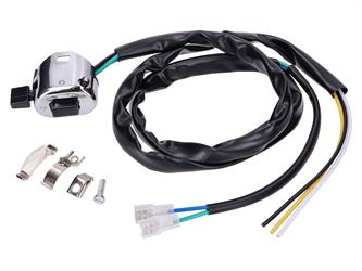 Schaltereinheit Lenker verchromt Merit Replica universal mit Kabel für Puch, Sac 