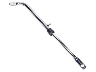 Auspuffstrebe verchromt verstellbar universal für Mofa / Mokick 