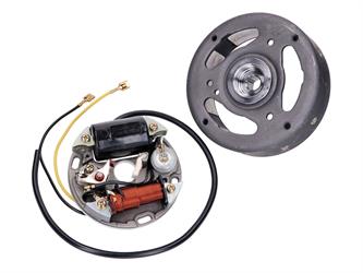 Zündung Stator, Rotor komplett 6V 17W rechtsdrehend für Puch Maxi E50 Sachs, Her 
