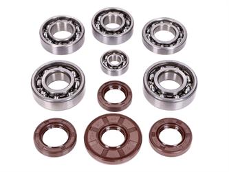 Kugellager Set Schmitt Metallkäfig C4 für Simson M500 Motor 