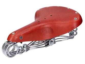 Sattel / Sitz Tabor 240 Classic Tonnenfeder - cognac 